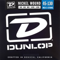 Фото - Струны Dunlop Nickel Wound 5-String Bass Medium 45-130 