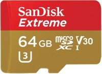 Фото - Карта памяти SanDisk Extreme V30 microSD UHS-I U3 64 ГБ