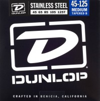 Фото - Струны Dunlop Stainless Steel  5-String Bass Medium TB 45-125