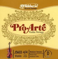 Фото - Струны DAddario Pro-Arte Single D Violin 4/4 Medium 