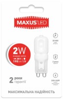 Фото - Лампочка Maxus 1-LED-202 2W 4100K G9 