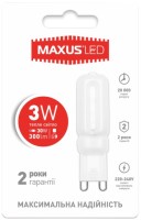 Фото - Лампочка Maxus 1-LED-203 3W 3000K G9 