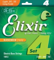 Фото - Струны Elixir Bass Nanoweb 45-100 