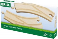 Фото - Автотрек / железная дорога BRIO Curved Switching Tracks 33346 