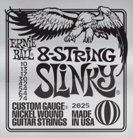 Фото - Струны Ernie Ball Slinky Nickel Wound 8-String 10-74 