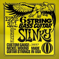 Фото - Струны Ernie Ball Slinky Nickel Wound Bass 20-90 