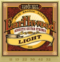 Фото - Струны Ernie Ball Earthwood 80/20 Bronze Silk 11-52 