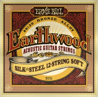 Фото - Струны Ernie Ball Earthwood 80/20 Bronze Silk 12-String 9-46 