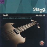Фото - Струны Stagg Bass Nickel-Round 5-String 45-125 