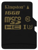 Фото - Карта памяти Kingston Gold microSD UHS-I U3 16 ГБ