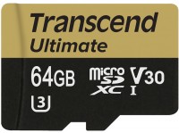 Фото - Карта памяти Transcend Ultimate V30 microSD Class 10 UHS-I U3 64 ГБ