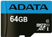 Фото - Карта памяти A-Data Premier 85 MB/s microSD UHS-I U1 64 ГБ