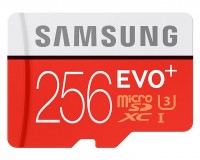 Фото - Карта памяти Samsung EVO Plus microSDXC UHS-I U3 256 ГБ
