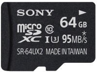 Фото - Карта памяти Sony microSD UHS-I U3 64 ГБ