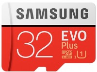 Фото - Карта памяти Samsung EVO Plus 100 Mb/s microSDHC UHS-I U1 32 ГБ