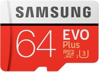 Фото - Карта памяти Samsung EVO Plus 100 Mb/s microSDXC UHS-I U3 64 ГБ