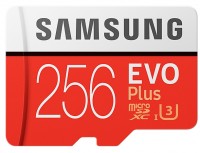 Фото - Карта памяти Samsung EVO Plus 100 Mb/s microSDXC UHS-I U3 256 ГБ