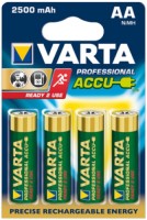 Фото - Аккумулятор / батарейка Varta Professional Accus  4xAA 2500 mAh