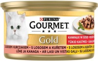 Фото - Корм для кошек Gourmet Gold Canned Salmon/Chicken  24 pcs