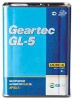 Фото - Трансмиссионное масло Kixx Geartec GL-5 85W-140 4 л