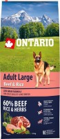 Фото - Корм для собак Ontario Adult Large Beef/Rice 
