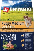 Фото - Корм для собак Ontario Puppy Medium Lamb/Rice 