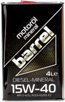 Фото - Моторное масло Barrel Diesel-Mineral 15W-40 4&nbsp;л