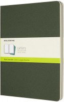 Фото - Блокнот Moleskine Set of 3 Plain Cahier Journals XLarge Green 