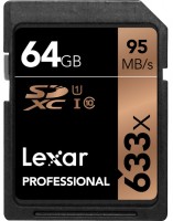 Фото - Карта памяти Lexar Professional 633x SDXC UHS-I 64 ГБ