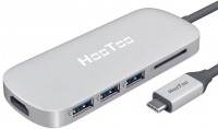 Фото - Картридер / USB-хаб HooToo Shuttle USB 3.1 Type-C Hub 