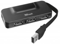 Фото - Картридер / USB-хаб Trust Oila 4 Port USB 2.0 Hub 