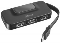 Фото - Картридер / USB-хаб Trust Oila USB-C to 4 Port 