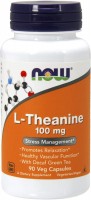 Фото - Аминокислоты Now L-Theanine 90 cap 