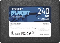 Фото - SSD Patriot Memory Burst PBU240GS25SSDR 240 ГБ