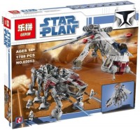 Фото - Конструктор Lepin Republic Dropship with AT-OT Walker 05053