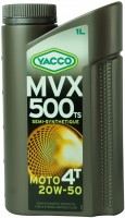 Моторное масло Yacco MVX 500 TS 4T 20W-50 1 л