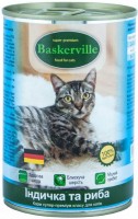 Фото - Корм для кошек Baskerville Cat Can with Turkey/Fish  400 g