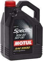 Фото - Моторное масло Motul Specific 504.00-507.00 5W-30 4 л