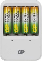 Фото - Зарядка аккумуляторных батареек GP PB420 + 4xAA 1300 mAh 