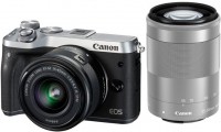 Фото - Фотоаппарат Canon EOS M6  kit 15-45 + 55-200