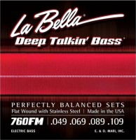 Фото - Струны La Bella Deep Talkin' Bass Flats 49-109 