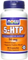 Фото - Аминокислоты Now 5-HTP 50 mg 90 cap 
