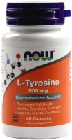 Фото - Аминокислоты Now L-Tyrosine 500 mg 60 cap 