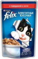 Фото - Корм для кошек Felix Packaging Adult Fantastic Jelly Beef  20 pcs