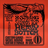 Фото - Струны Ernie Ball Slinky Nickel Wound 8-String 9-80 