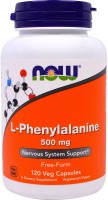 Фото - Аминокислоты Now L-Phenylalanine 120 cap 