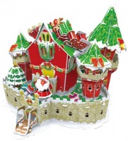 3D пазл CubicFun Christmas Castle P646h 