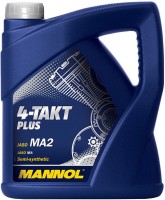 Фото - Моторное масло Mannol 4-Takt Plus 10W-40 4 л