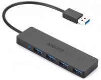 Фото - Картридер / USB-хаб ANKER 4-Port Ultra-Slim USB 3.0 Hub 