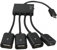 Фото - Картридер / USB-хаб Lapara LA-MicroUSB-OTG-HUB 